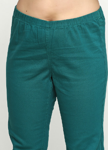 Джеггінси Colours однотонні зелені джинсові