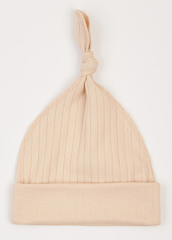 Бежевий демісезонний комплект (чоловічок, шапка) KRAKO