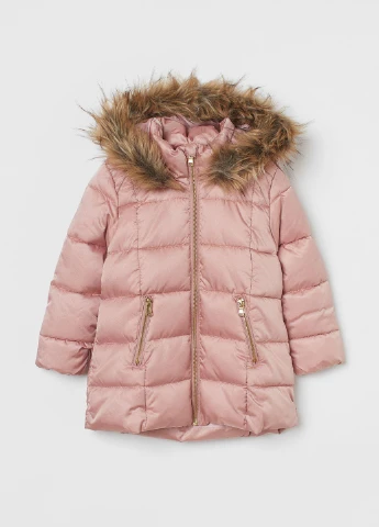 Рожева куртка зима,рожевий, H&M