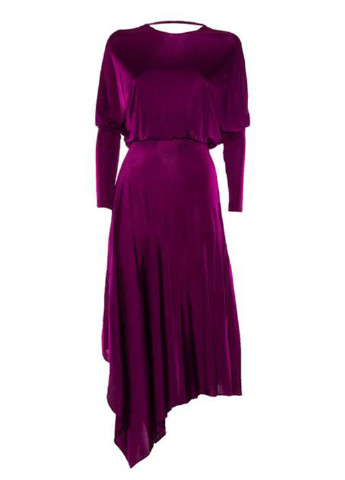 Фиолетовое кэжуал платье Pinko однотонное