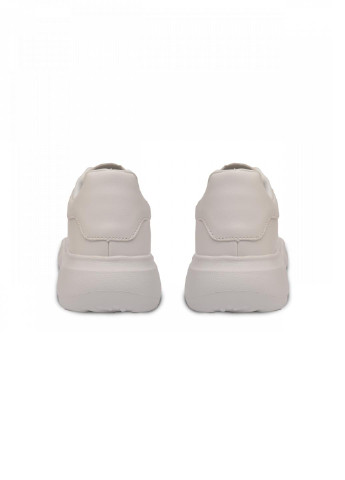 Белые демисезонные кроссовки женские 83982 No Brand
