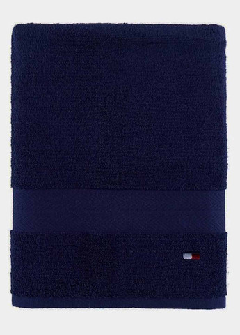 Полотенце (2 шт.), 68х39 см, 33х33 см Tommy Hilfiger однотонный синий