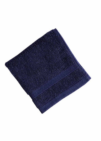 Полотенце (2 шт.), 68х39 см, 33х33 см Tommy Hilfiger однотонный синий