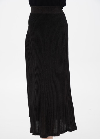 Черная кэжуал однотонная юбка S.Oliver плиссе