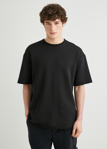 Чорна футболка KOTON