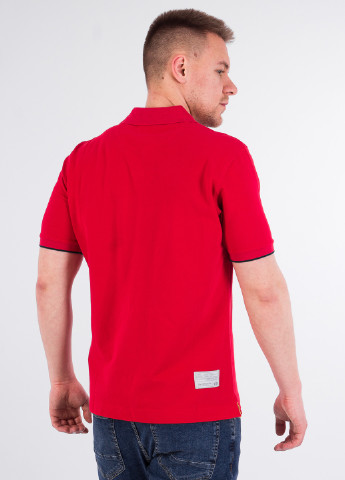 Красная футболка-поло для мужчин La Martina однотонная