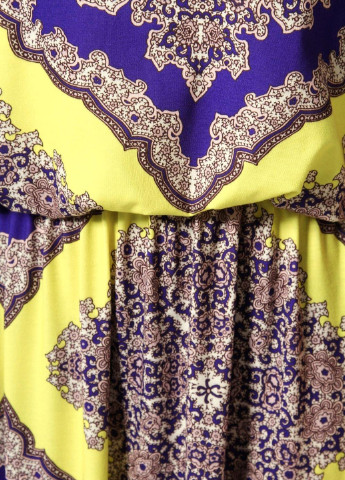 Комбинированное кэжуал платье Boohoo с абстрактным узором