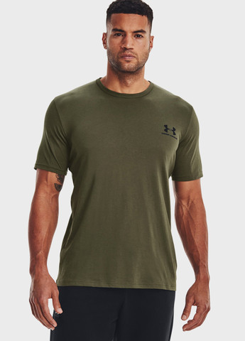 Оливковая футболка Under Armour