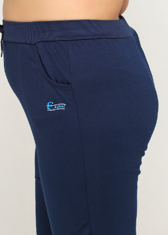 Темно-синие спортивные демисезонные брюки Dunauone