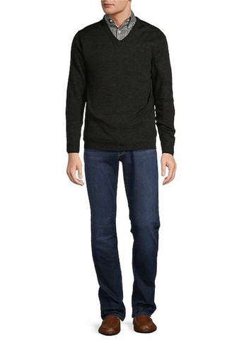 Черный демисезонный пуловер пуловер Hart Schaffner Marx