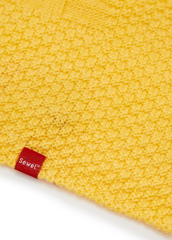 Плед, 120x120 см Sewel однотонний жовтий