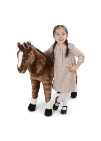 М'яка іграшка Гігантська плюшевий кінь, 100 см (MD12105) Melissa&Doug (252233586)