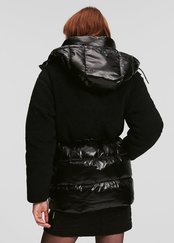 Чорна зимня куртка Karl Lagerfeld