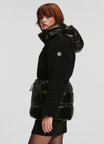 Чорна зимня куртка Karl Lagerfeld