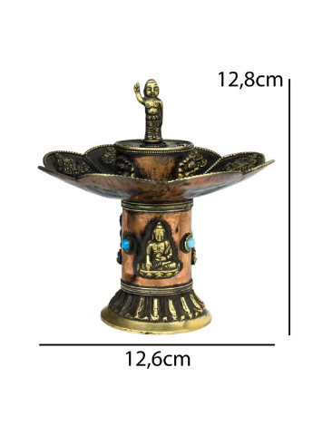 Подставка для благовоний Лотос Рождение Будды 12,6x12,6x12,8 No Brand (255621620)