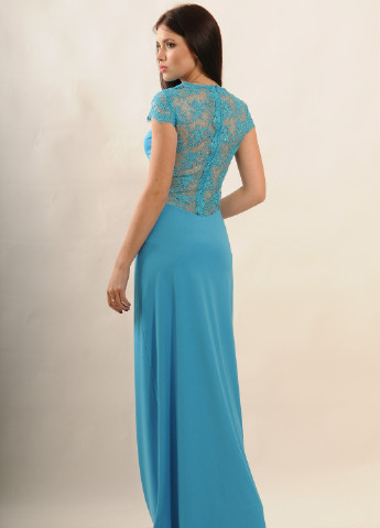 Голубое кэжуал платье канны пл 22.1-36/14 голубой Ри Мари однотонное