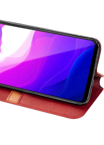 Кожаный чехол книжка Cubic (PU) для Xiaomi Mi 10 Lite Красный (is_00000037899_3) Getman (237825240)