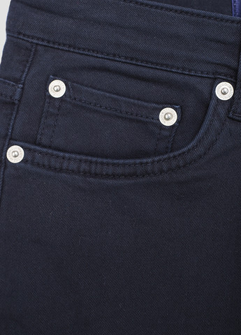 Темно-синие кэжуал демисезонные зауженные брюки Wood Wood