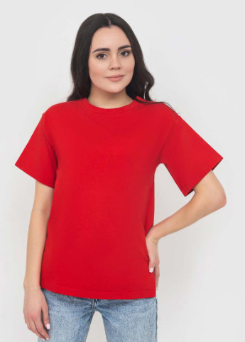 Красная кэжуал футболка BeART с коротким рукавом