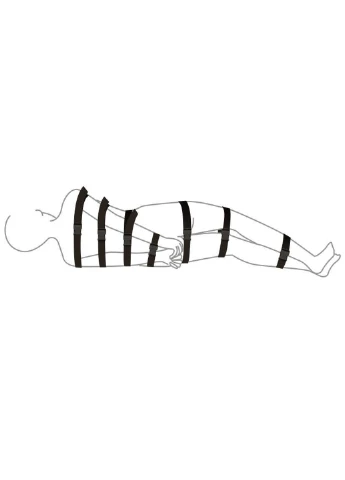 Ремни для бондажа - BDSM Bondage Black Night Simple Art of Sex (255289786)