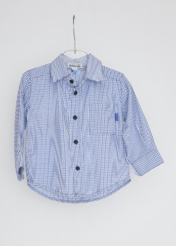 Синяя кэжуал рубашка в клетку Marasil