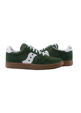 Зеленые демисезонные кроссовки jazz court Saucony