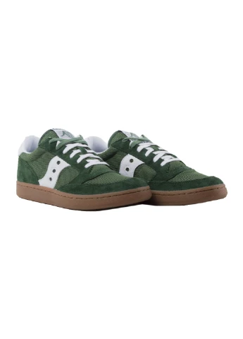Зеленые демисезонные кроссовки jazz court Saucony