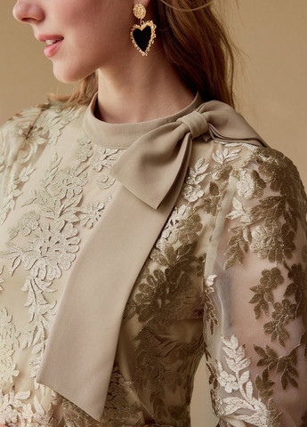 Золотистая блуза SHEIN