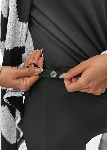 Комбинированный демисезонный комплект для беременных (кардиган, леггинсы) SHEIN