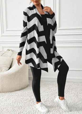 Комбинированный демисезонный комплект для беременных (кардиган, леггинсы) SHEIN