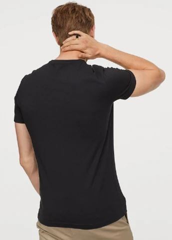 Чорна футболка H&M
