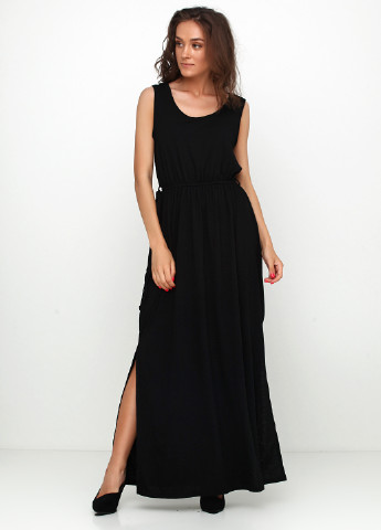 Черное кэжуал платье в греческом стиле Esmara однотонное