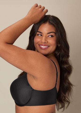 Чёрный минимайзер бюстгальтер Playtex с косточками нейлон