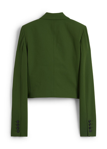 Зеленый женский жакет C&A однотонный - демисезонный