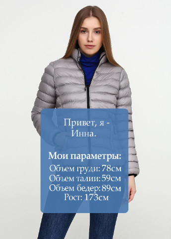 Сіра демісезонна куртка Geographical Norway