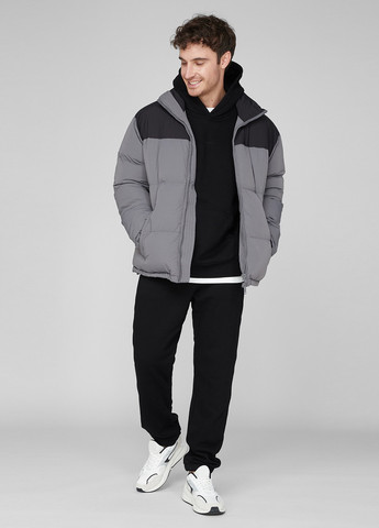 Сірий зимній Пуховик PRPY