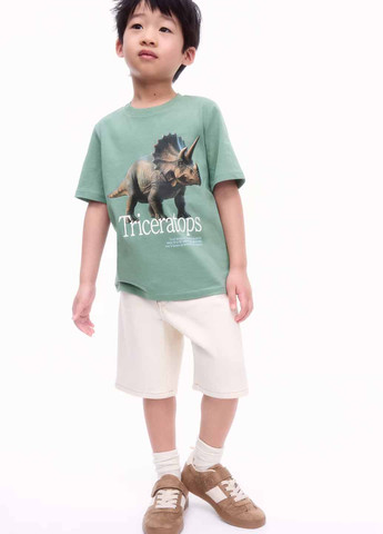 Пляшкова зелена літня футболка H&M