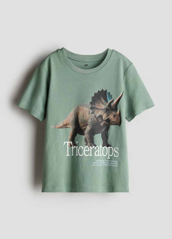 Пляшкова зелена літня футболка H&M