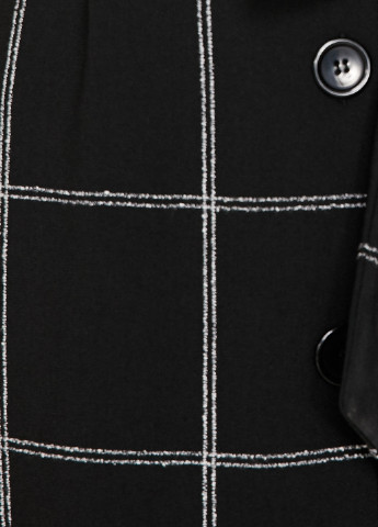 Черно-белое кэжуал платье KOTON в клетку