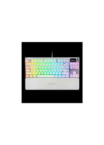 Клавіатура (SS64656) SteelSeries apex 7 ghost tkl ua usb white (253468411)