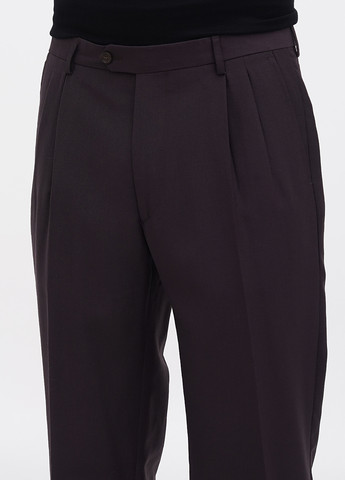 Темно-коричневые кэжуал демисезонные классические брюки Gulliver