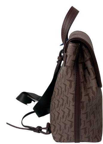 Жіночий коричневий рюкзак з екошкіри Trussardi Jeans (251807602)