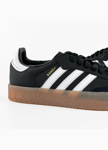 Кроссовки JI1350 adidas Sambae Core чёрно-белые демисезоны (317231538)