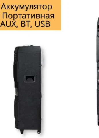 Аккумуляторная акустическая система BM100 колонка чемодан 150Вт USB, SD, FM радио, Bluetooth, микрофон, ДУ (BM100) XPRO (254761188)