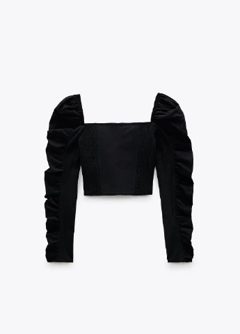 Чёрная блуза Zara