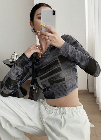 Лонгслiв SHEIN (367042543)