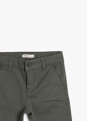 Темно-серые кэжуал демисезонные брюки зауженные KOTON