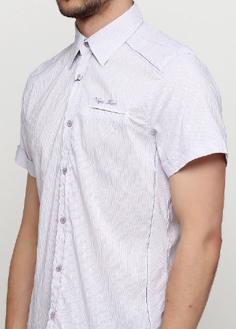 Сиреневая кэжуал рубашка в полоску Recodar