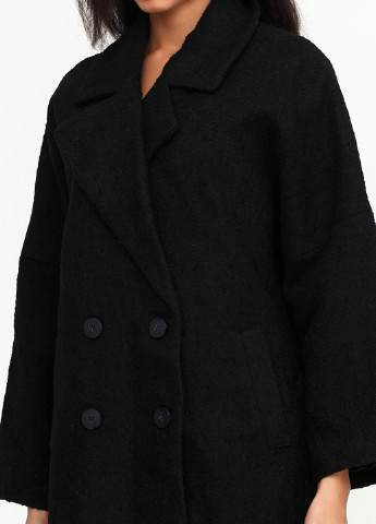Черное демисезонное Пальто Minimum