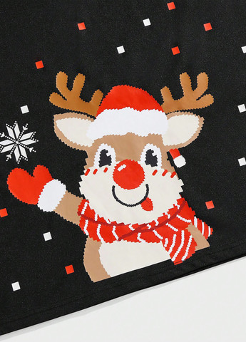 Чорний демісезонний комплект (футболка, шорти) SHEIN